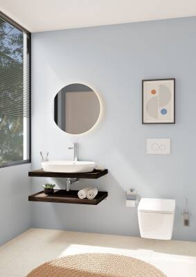 Artema Flo S Lavabo Bataryası A42587 Yüksek - Uzun Çıkış Ucu - Krom - 2