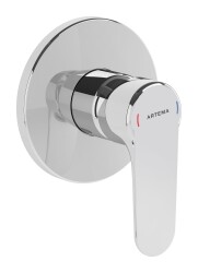 Artema Root Round Ankastre Duş Bataryası A42728 Sıva Üstü Grubu - Krom