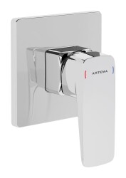 Artema Root Square Ankastre Duş Bataryası A42751 Sıva Üstü Grubu - Krom