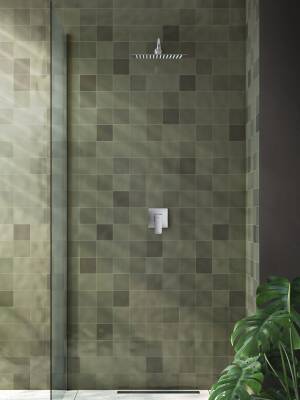 Artema Root Square Ankastre Duş Bataryası A42751 Sıva Üstü Grubu - Krom - 2