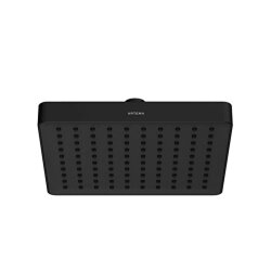 Artema Base Square A4590536 Duş Başlığı, Siyah, 20 cm, 1F 