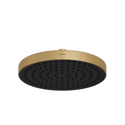 Artema Core Round A4591225 Duş Başlığı, Fırçalı Altın - 1