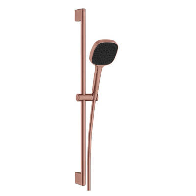 Artema Core Square A4591724 3F Sürgülü El Duşu Takımı, Fırçalı Bakır - 1