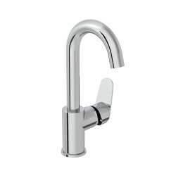 Artema Flow Round Lavabo Bataryası A43152, Döner Borulu, Krom - 1