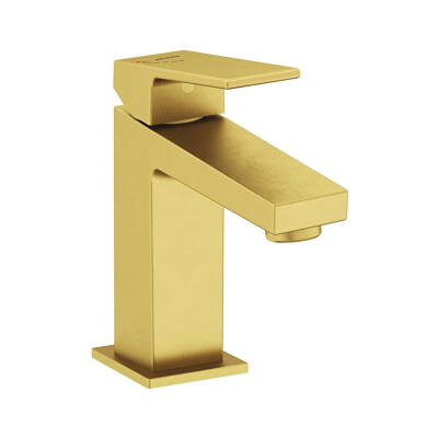 Artema Minimax Square A4372025 Lavabo Bataryası, Fırçalı Altın - 1