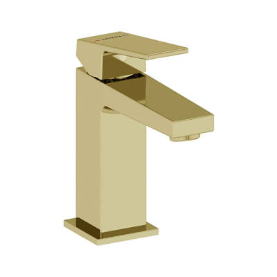 Artema Minimax Square A4372074 Lavabo Bataryası, Soft Altın - 1