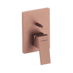 Artema Minimax Square A4373224 Ankastre Banyo Bataryası, Fırçalı Bakır