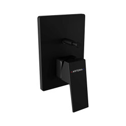 Artema Minimax Square A4373236 Ankastre Banyo Bataryası, Mat Siyah