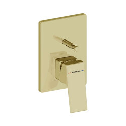 Artema Minimax Square A4373274 Ankastre Banyo Bataryası, Soft Altın