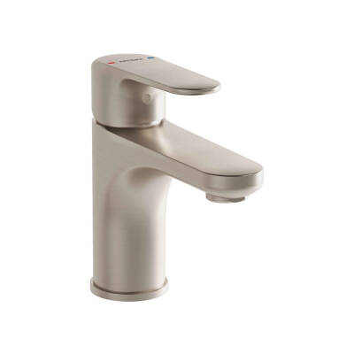 Artema Root Round Lavabo Bataryası A4270534 Fırçalı Nikel - 1