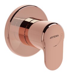 Artema Root Round Ankastre Stop Valf A4273026 Sıva Üstü Grubu - Bakır