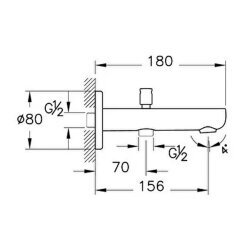 Artema Root Round A4312629 Çıkış Ucu El Duşlu, Soft Bakır - 2