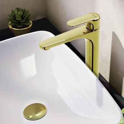 Artema Root Round Lavabo Bataryası A4270774 Çanak - Soft Altın - 3
