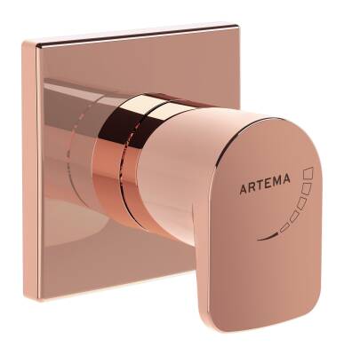 Artema Root Round Ankastre Stop Valf A4272926 Sıva Üstü Grubu - Bakır - 1