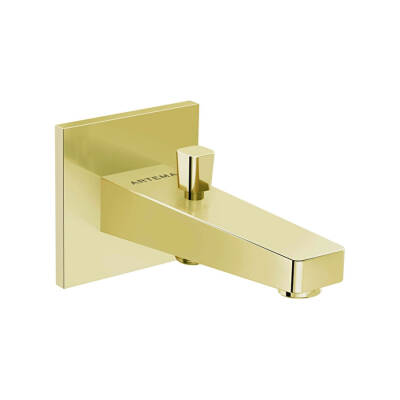 Artema Root Square A4313174 Ankastre El Duşlu Çıkış Ucu, Soft Altın - 1