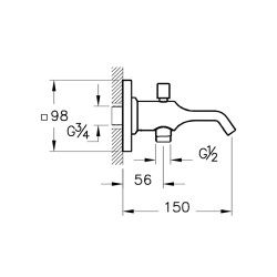 Artema Suit U A4249023 El Duşlu Çıkış Ucu - Altın - 2