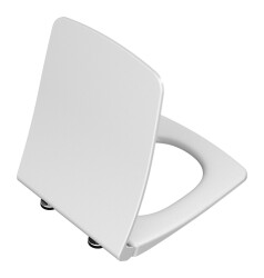 VitrA Metropole Klozet kapağı 122-001-009 Slim - duroplast - üstten sıkmalı - yavaş kapanır - metal menteşeli - mat beyaz
