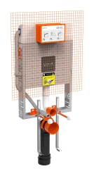 VitrA V8 Asma Klozetler için Gömme Rezervuar 768-1851-01 Asma klozetler için ayarlanabilir ince metal ayaklı - 3/6 L