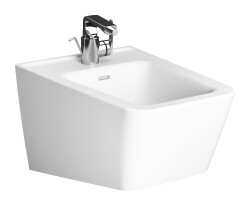 VitrA Equal Asma bide 7246B403-0288 Gizli montajlı - 54 cm - tek armatür delikli - su taşma delikli - yanlardan deliksiz - Clean - beyaz