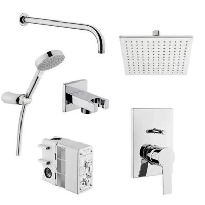 VitrA Flo S Ankastre Set (Rain Q - Master 1F) A49297 - 1