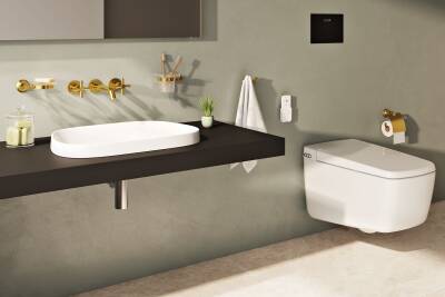 VitrA Frame Tezgahüstü lavabo 5653B401-0016 Tv shape - 55x39 cm - armatür deliksiz - su taşma deliksiz - Clean - mat beyaz - 2