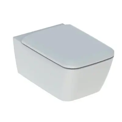 Geberit 501.671.00.1 iCon Square Rimfree Asma Klozet ve Klozet Kapağı Takımı - 1