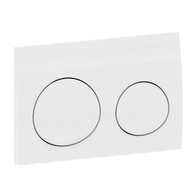 Geberit Alpha10 115.040.11.5 Kumanda Kapağı - Çift Basmalı - Beyaz - 1