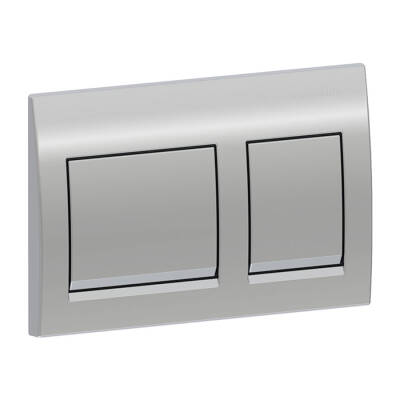 Geberit Alpha35 115.045.21.1 Kumanda Kapağı - Parlak Krom - 1