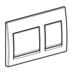 Geberit Alpha35 115.045.21.1 Kumanda Kapağı - Parlak Krom - 3