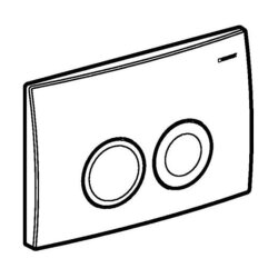 Geberit Delta21 115.125.21.5 Kumanda Paneli Çift Basmalı - Parlak Krom - 3