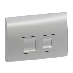 Geberit Delta35 115.135.21.5 Kumanda Paneli Çift Basmalı - Parlak Krom - 1