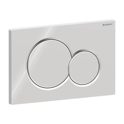 Geberit Sigma01 115.770.21.5 Kumanda Kapağı - Çift Basmalı - Parlak Krom - 1