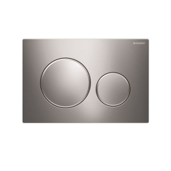 Geberit Sigma20 115.882.KN.1 Kumanda Kapağı - Çift Basmalı - Mat Krom/Parlak Krom/Mat Krom 