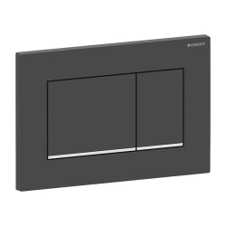 Geberit Sigma30 115.883.14.1 Çift Basmalı Kumanda Paneli, Mat Siyah / Parlak / Mat Siyah