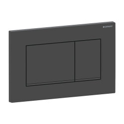 Geberit Sigma30 115.883.16.1 Çift Basmalı Mat Siyah / Siyah / Mat Siyah
