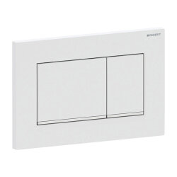 Geberit Sigma30 115.883.JT.1 Çift Kapaklı Kumanda Paneli, Mat Beyaz / Parlak / Mat Beyaz - 1