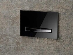 Geberit Sigma50 115.788.SD.2 Kumanda Paneli, Çift Basmalı, Füme Cam - 4