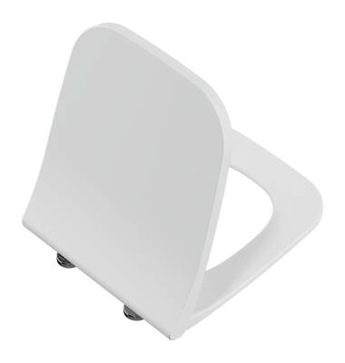 VitrA Integra Square Klozet kapağı 191-001R009 Slim - duroplast - üstten sıkmalı - yavaş kapanır - kolay sök-tak - metal menteşeli - mat beyaz - 1