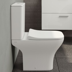 VitrA Integra Square Klozet kapağı 191-003-001 Slim - duroplast - üstten sıkmalı - metal menteşeli - beyaz - 3