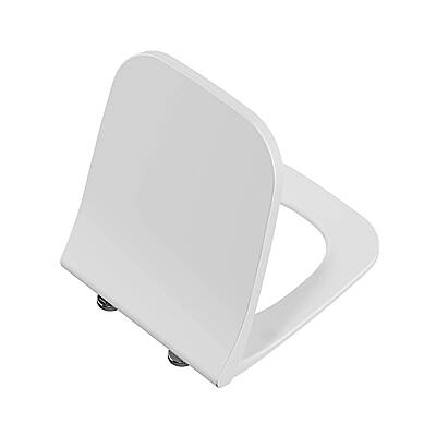 VitrA Integra Square Klozet kapağı 191-003R009 Slim - duroplast - üstten sıkmalı - yavaş kapanır - kolay sök-tak - metal menteşeli - beyaz - 1