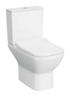 VitrA Integra Square Takım klozet 7087L003-0088 Rim-ex - arkası açık - 62 cm - taharet borulu - beyaz - 1