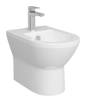 VitrA Integra Yerden bide 7039L003-0288 Duvara tam dayalı - 54 cm - tek armatür delikli - su taşma delikli - yanlardan deliksiz - beyaz - 1
