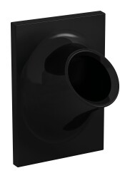 VitrA İstanbul 4517B070-5301 Temassız - arkadan su girişli - titreşimli elektrikli - siyah
