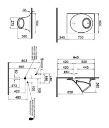 VitrA İstanbul 4517B070-5301 Temassız - arkadan su girişli - titreşimli elektrikli - siyah - 3