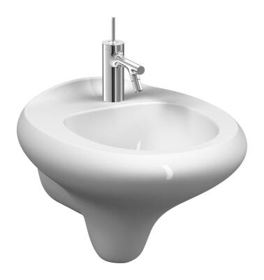 VitrA İstanbul Asma bide 4516B403-1599 Gizli montajlı - 52 cm - tek armatür delikli - su taşma deliksiz - yanlardan deliksiz - Clean - beyaz - 1