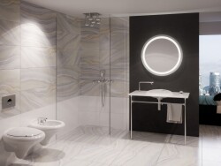 VitrA Istanbul Lavabo Bataryası A42304 2 Delikli - Krom - 2