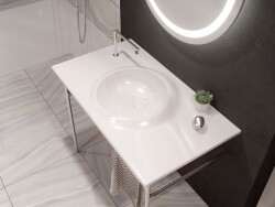 VitrA Istanbul Lavabo Bataryası A42304 2 Delikli - Krom - 3