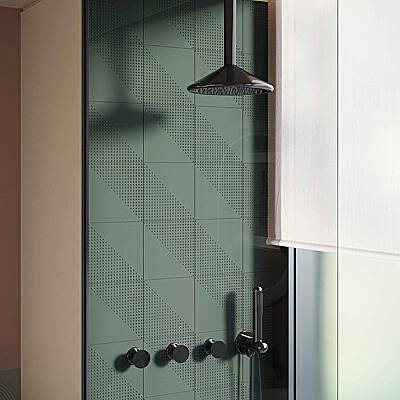 VitrA Liquid Ankastre Duş Seti A4277739 Parlak Siyah - 3