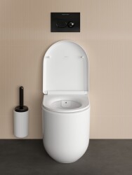 VitrA Liquid Klozet kapağı 137-003-009 Duroplast - üstten sıkmalı - yavaş kapanır - metal menteşeli - beyaz - 3
