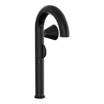 VitrA Liquid Lavabo Bataryası A4279139 Yüksek - Sağdan Kullanım - Parlak Siyah - 1